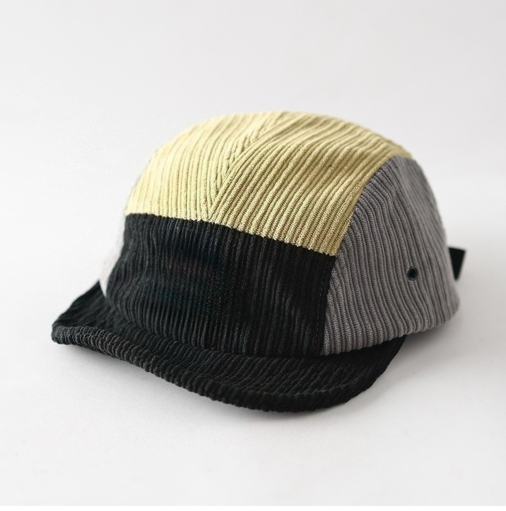Unisex Corduroy Color Block So - Corduroy Cap 5 Panel 评论和价格