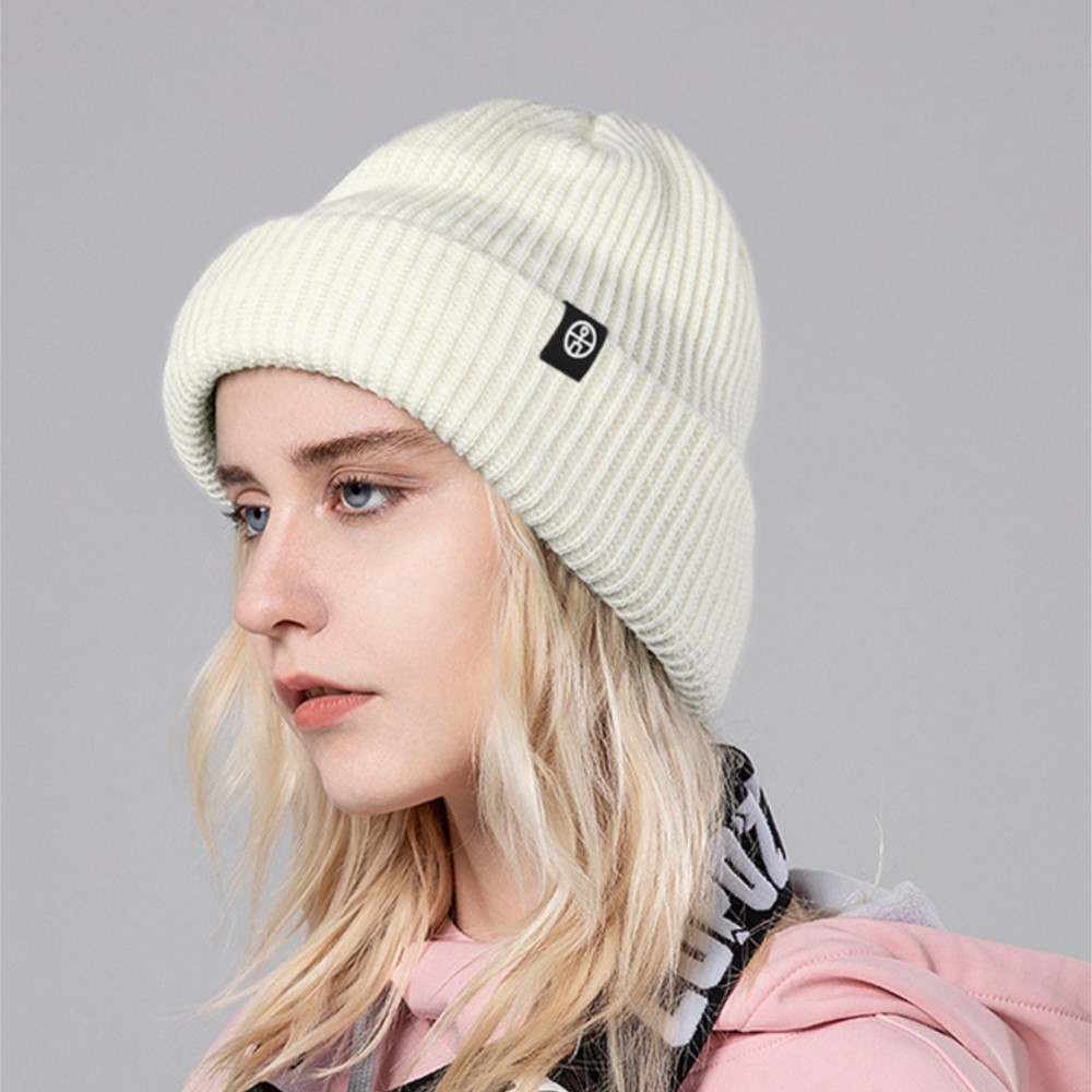 Daily Wear Cuffed Beanie Hat W - Beanie Cuffed Knit 评论和价格