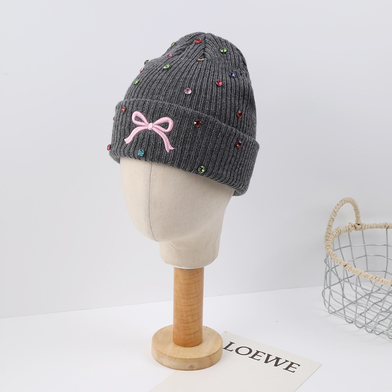 Women Knit Beanie Hat Shiny Rh - Beanie Cuffed Knit 评论和价格